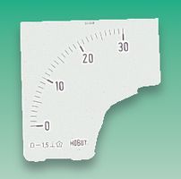 HOBUT   D72A30DC   Analogue Panel Meter, Flame Retardant, Calibrated At 23C, DC Current, 0A to 30A, 68 mm, 68 mm