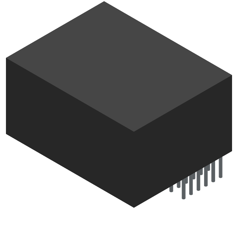 40 Pos 4 Row Female RA 2.5mm Pitch Press-Fit Board Connector