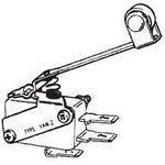 Switch Access Reverse Long Hinge Roller Lever Snap Action Switch