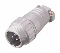 Nanahoshi Kagaku, 5 Pole Cable Mount Connector Socket, 16 Shell Size, Male Contacts