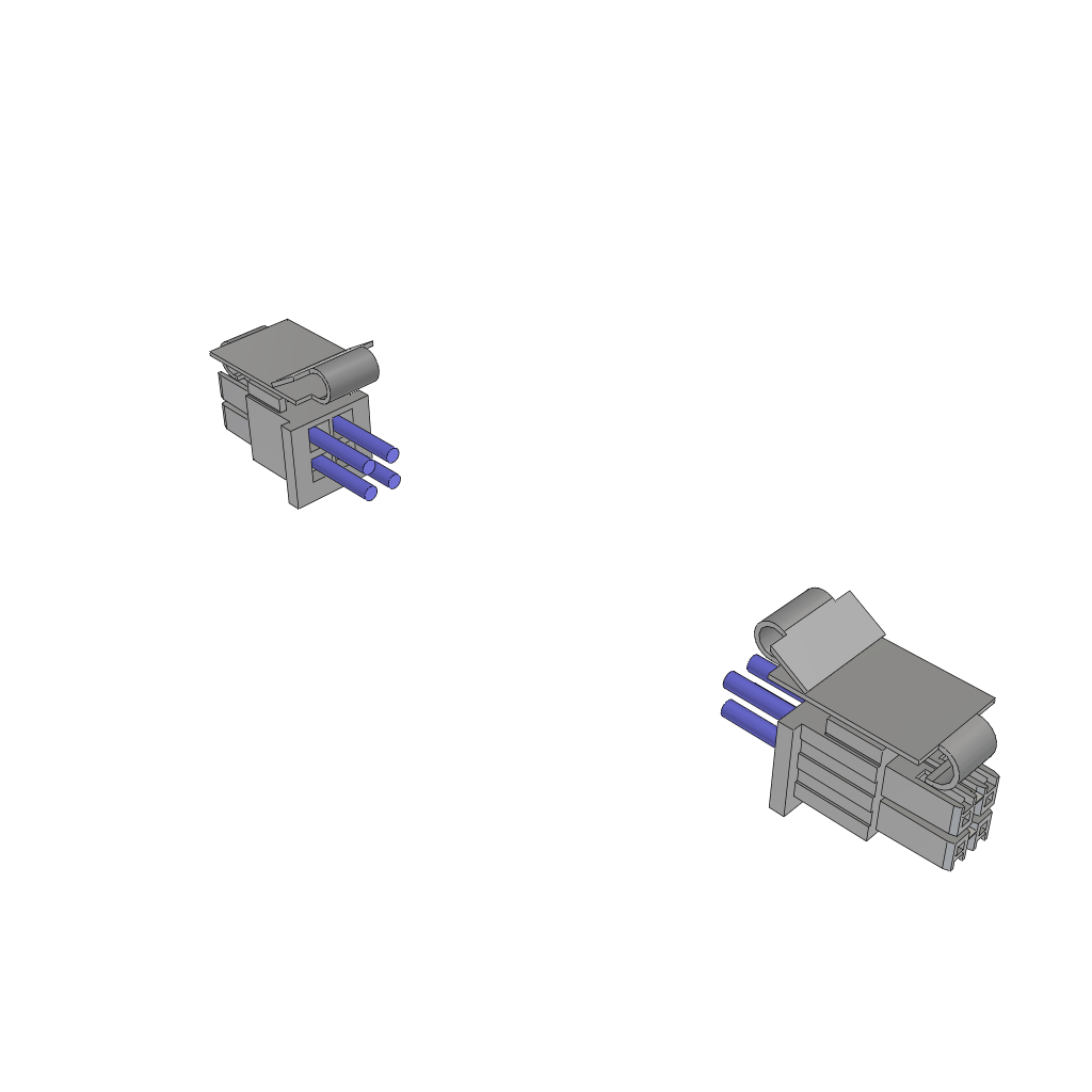 Cable Assembly AC Power 1.219m Power to Power 4 to 4 POS SKT-SKT Crimp-Crimp 20AWG