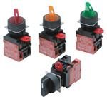 Switch Selector N.O. SPST 90° Knob Screw Panel Mount