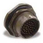 Conn Circular PIN 7 POS Solder ST Jam Nut 7 Terminal 1 Port