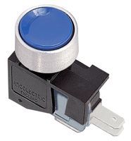 ARCOLECTRIC C0911KBAAJ Pushbutton Switch, SPDT, Off-(On), 250 V, 16 A, Quick Connect, Solder