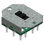 Switch Slide ON ON 4PDT Extended Top Slide 6A 125VAC 125VDC 10000Cycles PC Pins Panel Mount/Through Hole