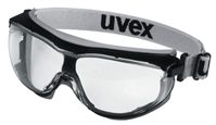 Carbon vision goggle blk/gry clear lens