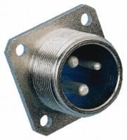 Jaeger 6 Way Panel Mount Connector Receptacle, Pin Contacts, MIL-DTL-5015