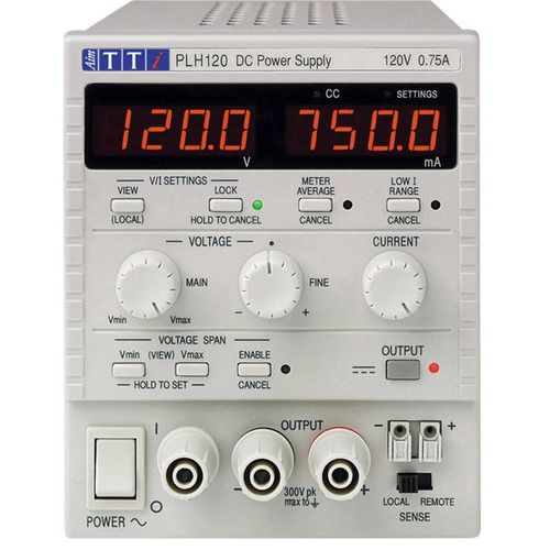 AIM-TTI INSTRUMENTS         PLH120            PSU, 1CH, 120V, 750MA, ADJUSTABLE