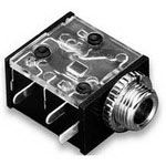 3.5mm 2 Pos Right Angle Audio Jack, Solder, Nickel/Silver