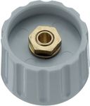 Rotary knob 28 mm black, 020-5425, Elma