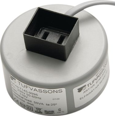 Isolating transformer 100 VA 230 VAC 110 VAC, TTZ100 230/110V, Tufvassons Transformator