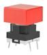Low Profile Process Sealed Tactile Switch; Poles: SPST-NO; Circuits: Off-Mom; Contact Rating: 0.125A @ 24VDC; Actuator Type: Square Button; Mounting Type: Through Hole; Actuator Height Off PCB From Pins: 14.70mm; Actuator Orientation: Top Actuated; Termination Style: PC Pin; Outline: 10.00mm x 10.00mm; Illumination: Non-Illuminated; Operating Force: 265gf; ingress protection: IP67 - Dust Tight, Waterproof; Features: Process Sealed