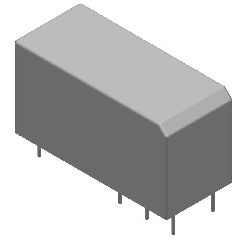 24VDC SPDT General Purpose Relay, 16A, 250VAC, DIP, Through Hole