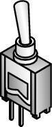Toggle Switches SPDT ON-ON STD LVR