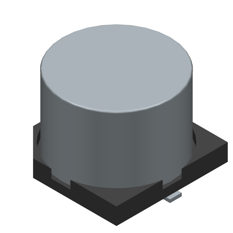 330uF 6.3V Polymer Al Electrolytic Cap, 22mR ESR, 3.6A Ripple, SMD