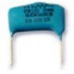 Capacitor, Polyester Film, 0.5 uF, 200 VDC/125 VAC, +/- 20%, Radial Leaded, 85 C