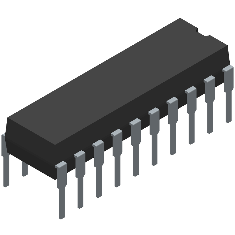 6W Stereo Audio Amp, Class-AB, 9.5-18V, 20dB Gain, PDIP