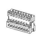 5-Contact IDC Connector, Right Angle, Cable Mount, 250VAC, 2A