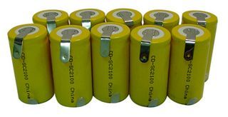 NICKEL CADMIUM BATTERY, 1.2V, 2.1AH