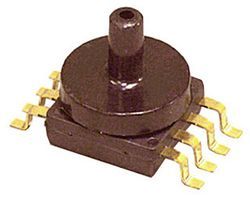 GAGE, PEIZORESISTIVE PRESSURE SENSOR, 0-0.56Psi, 6.25%, 1-4.90V, SQUARE, SURFACE MOUNT