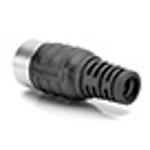 Connector Accessories Flex Grip Straight Zinc Die Cast Black