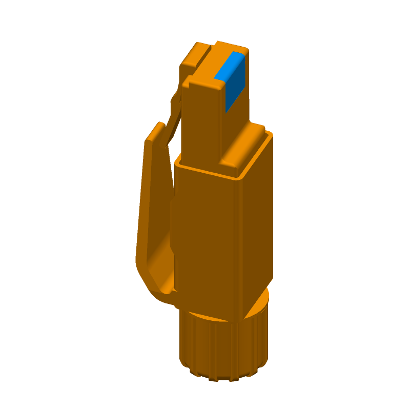 8 Pos RJ Ind. Connector, 1.5A, 125V, IDC, Shielded, Male, Straight