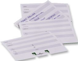 TELE INDEX CARD, EXT SET, PK100