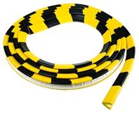 Viso Rubber Black/Yellow Angle Protection Corner & Edging Tape, 30 x 30 x 8mm