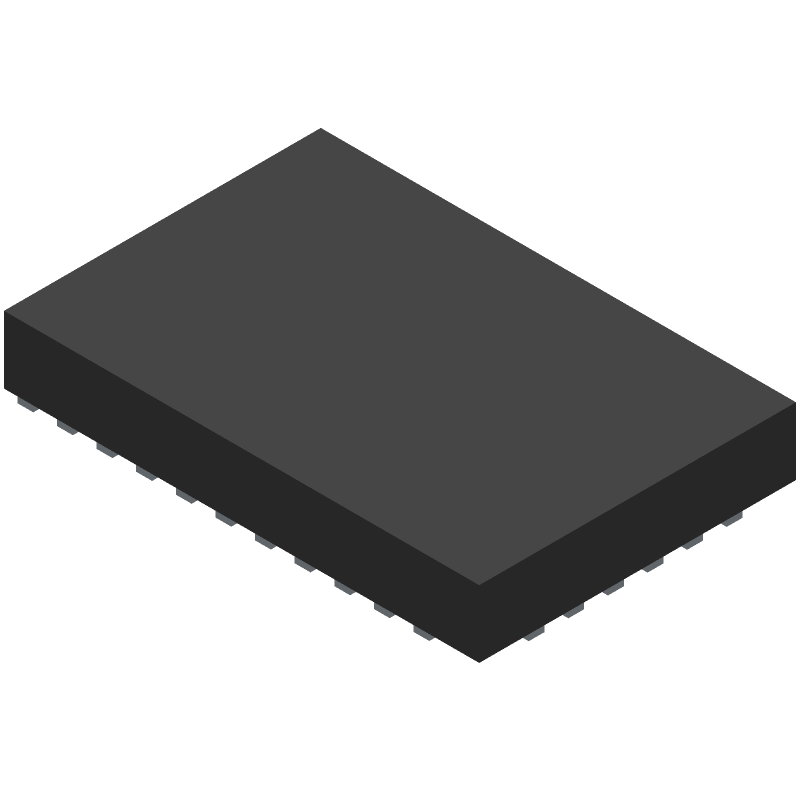 DC-DC Controller 3A 1V-3.3V Adjustable 5.5V In, 28-Pin HQFN