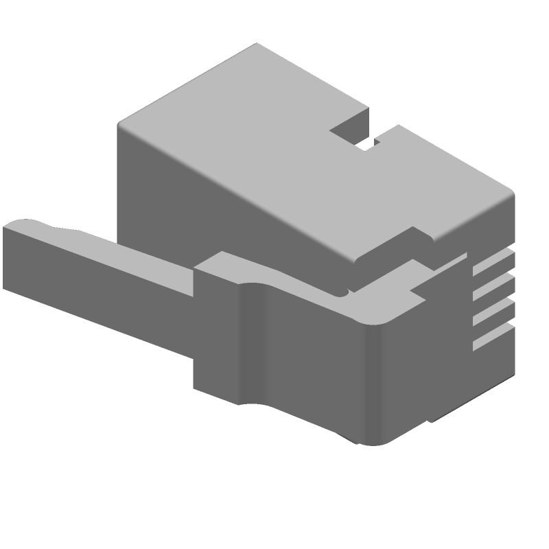 4 Pos Male Crimp Plug Connector, 1.5A, 125V, Straight