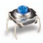 Tactile Switch SPST-NO 50mA 32VDC Through Hole Sealed