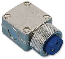 Jaeger 6 Way Cable Mount Connector Plug, Socket Contacts, MIL-DTL-5015