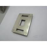 Connector Accessories Back Plate Straight Polycarbonate Nickel Tray