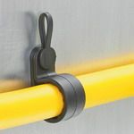 Cable Accessories Heavy Duty Fixed Diameter Clamp Weather Resistant Impact Modified Nylon 6/6 Black Bulk