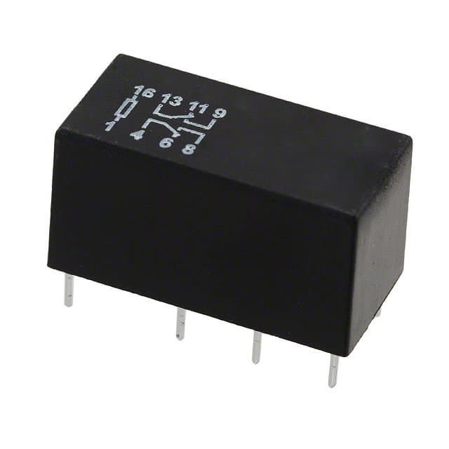 DPDT RF Relay, 24VDC Coil, 2A/220VDC Contact, 900MHz, Through Hole