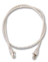 VIDEK         2961-0.5            Network Cable, Cat5e, RJ45 Plug, RJ45 Plug, 1.64 ft, 500 mm, Beige