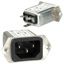 Mains Power Connector, 10A, 250VAC, Male, 3 Pos, Screw Term