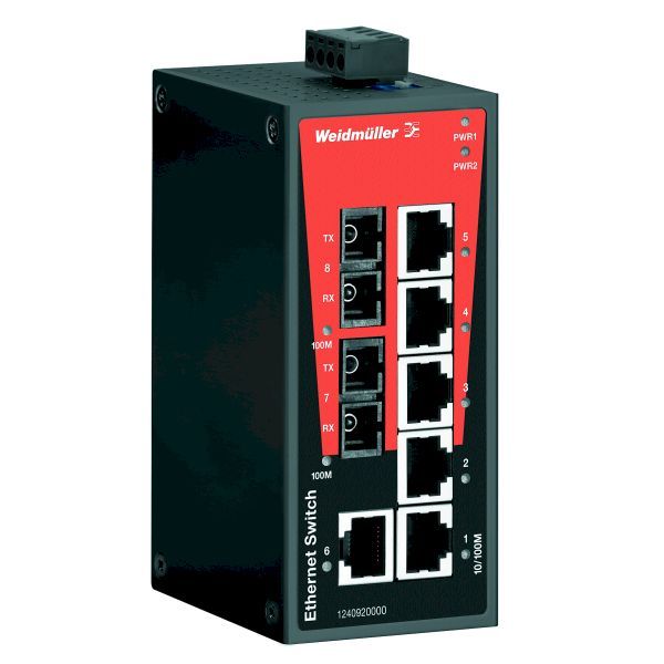 Weidmüller Industrial Ethernet IE-SW-BL08T-6TX-2SC - 1240920000