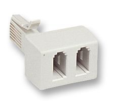 PRO SIGNAL         A137C             Modular Connector, Jack, 6 Contacts, 6 Ways, 2 Ports