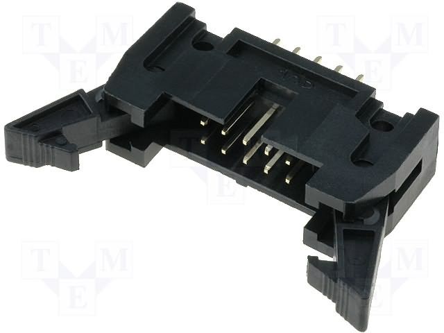 Conn Ejector Header HDR 10 POS 2.54mm Solder ST Thru-Hole