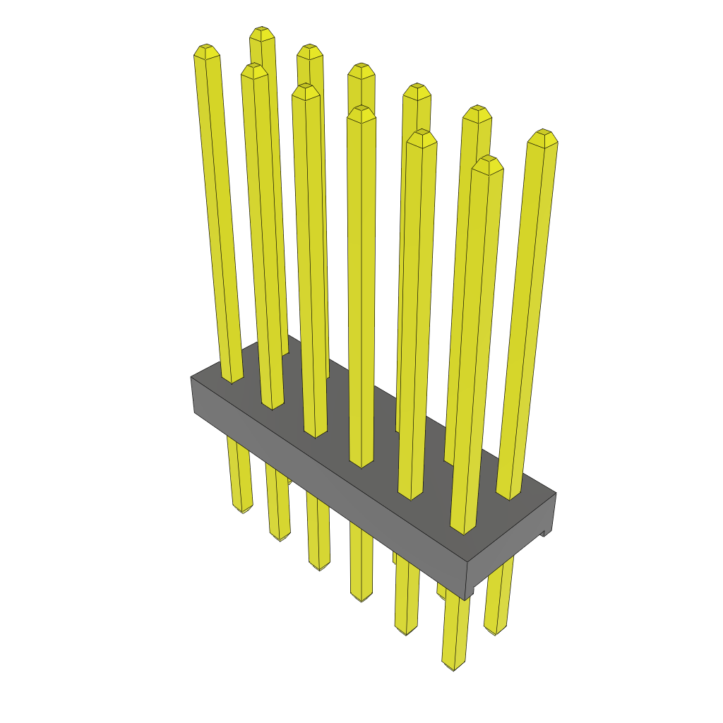 Conn Unshrouded Header HDR 12 POS 2mm Solder ST Top Entry Thru-Hole Bulk