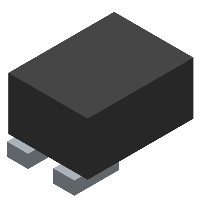 Small Signal Field-Effect Transistor, 0.6A I(D), 20V, 1-Element, N-Channel, Silicon, Metal-oxide Semiconductor FET, X2-DFN0806-3, 2 PIN