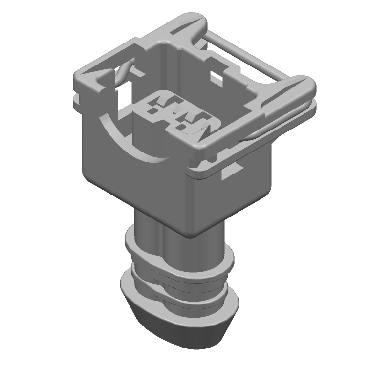 2-Pos 5mm Crimp Wire Housing, Female Socket, Straight, Signal
