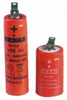 Saft 1.2V 2/3 A NiCd Rechargeable Battery, 670mAh