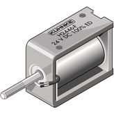 Solenoid Actuator 8 mm 3 N 0.4 N 6 W, H2446-F-24V100%, Kuhnke