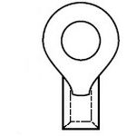 Ring Tongue Terminal 14-16AWG 16.3mm 8.2mm Tin Mylar Tape