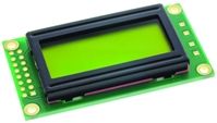 Fordata FDCC0802B-RNNYBW-66SE Alphanumeric Reflective LCD Monochrome Display Green, 2 Rows by 8 Characters