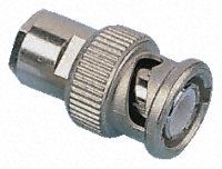 Sofim Straight 50 Cable Mount BNC Connector Plug, Solder Termination RG140/U, RG59 B/U, RG62 B/U, RG71 B/U