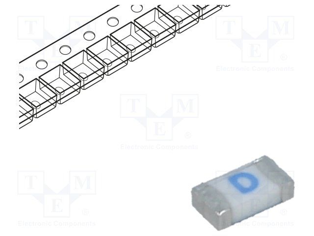 125V 250mA Fast-Acting Ceramic Fuse 1206 SMD T/R