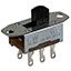 DPDT Slide Switch, 3A, 125VAC/VDC, Solder, Through Hole